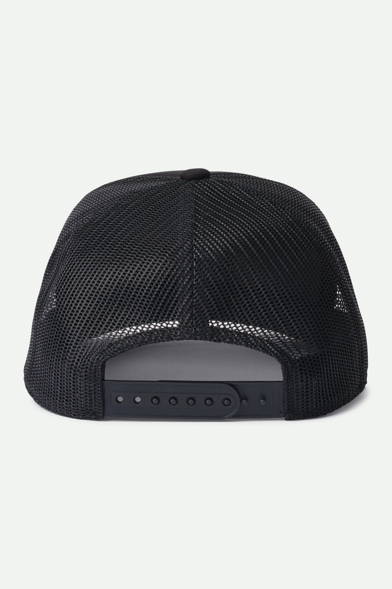 Caps ανδρικα Brixton Alpha Block NetPlus MP Trucker Hat μαυρα | 92607-WNGQ