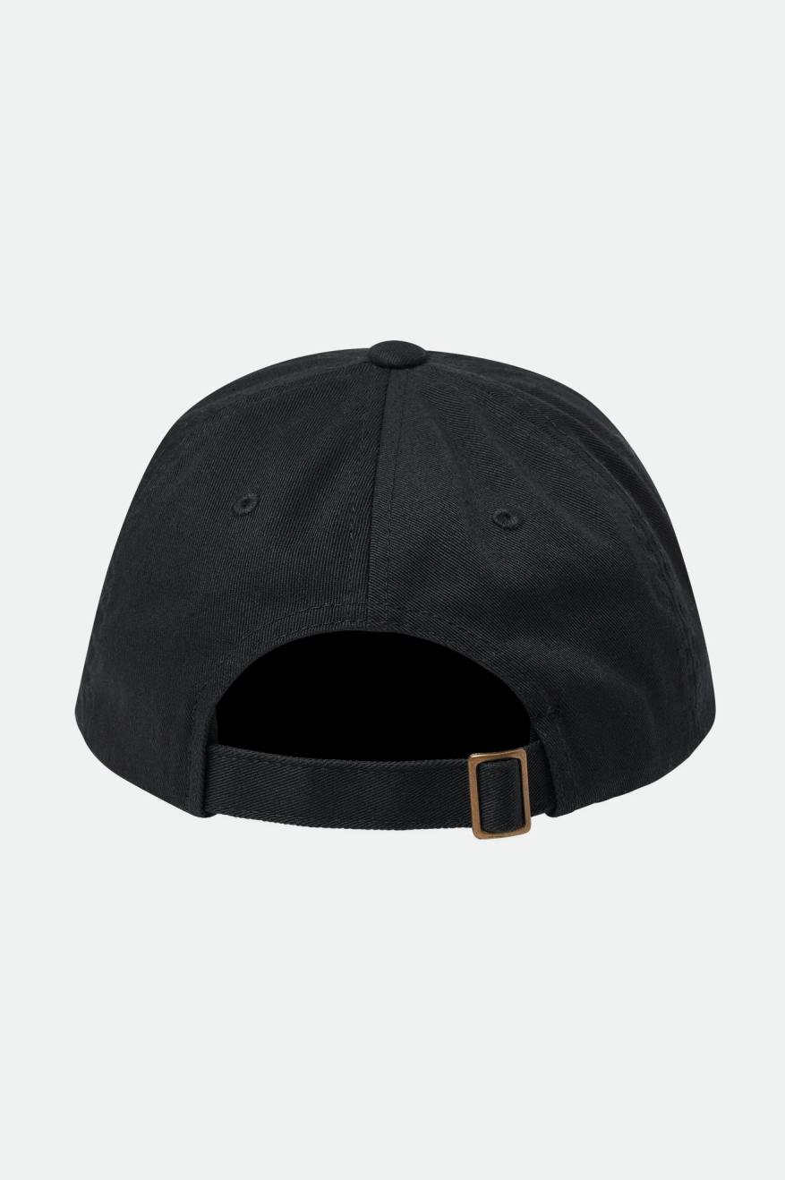 Caps ανδρικα Brixton Alton LP Cap μαυρα ασπρα | 63295-RLOG