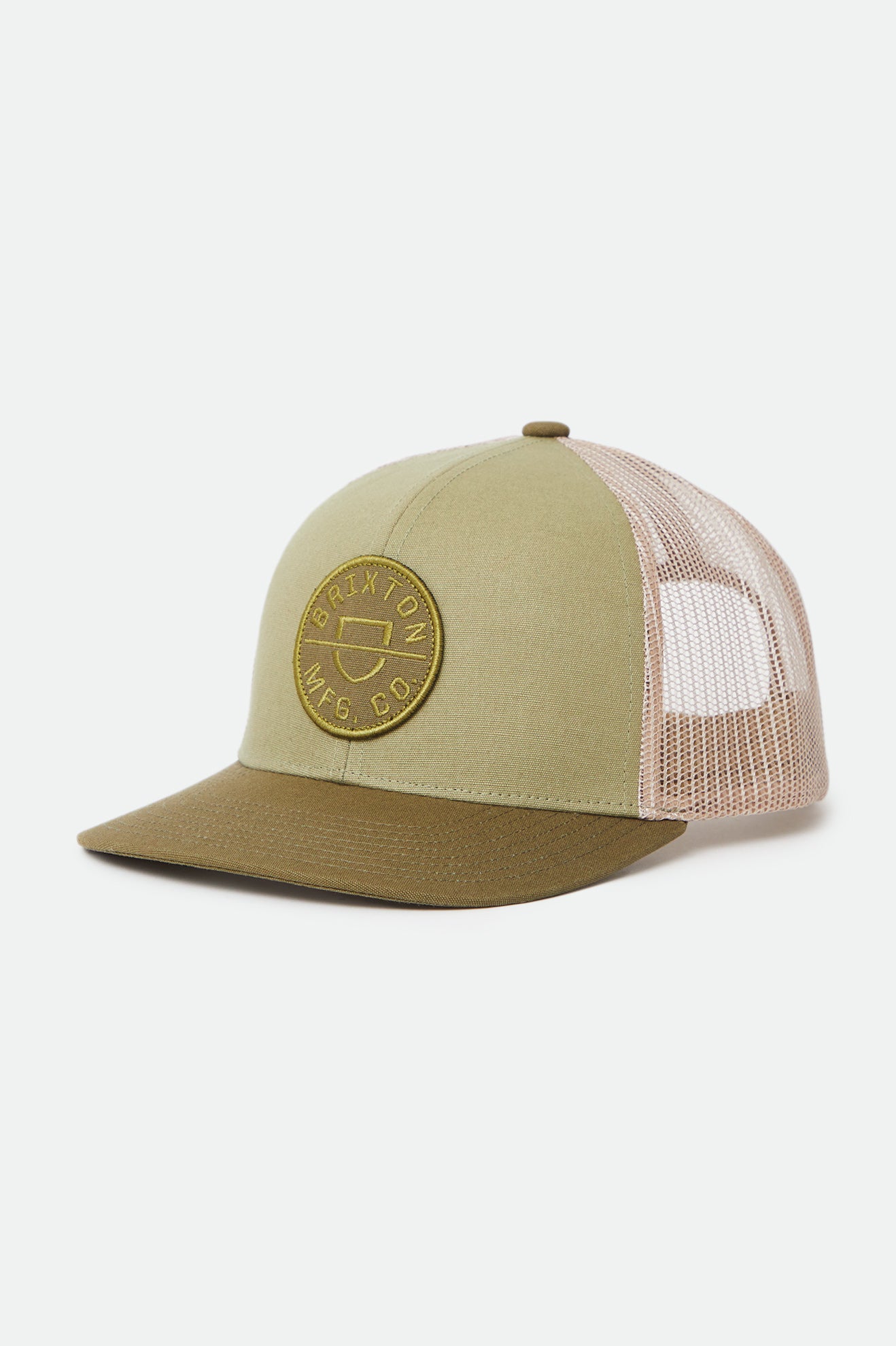 Caps ανδρικα Brixton Crest NetPlus MP Mesh Cap Ελιά | 86279-ZYBT