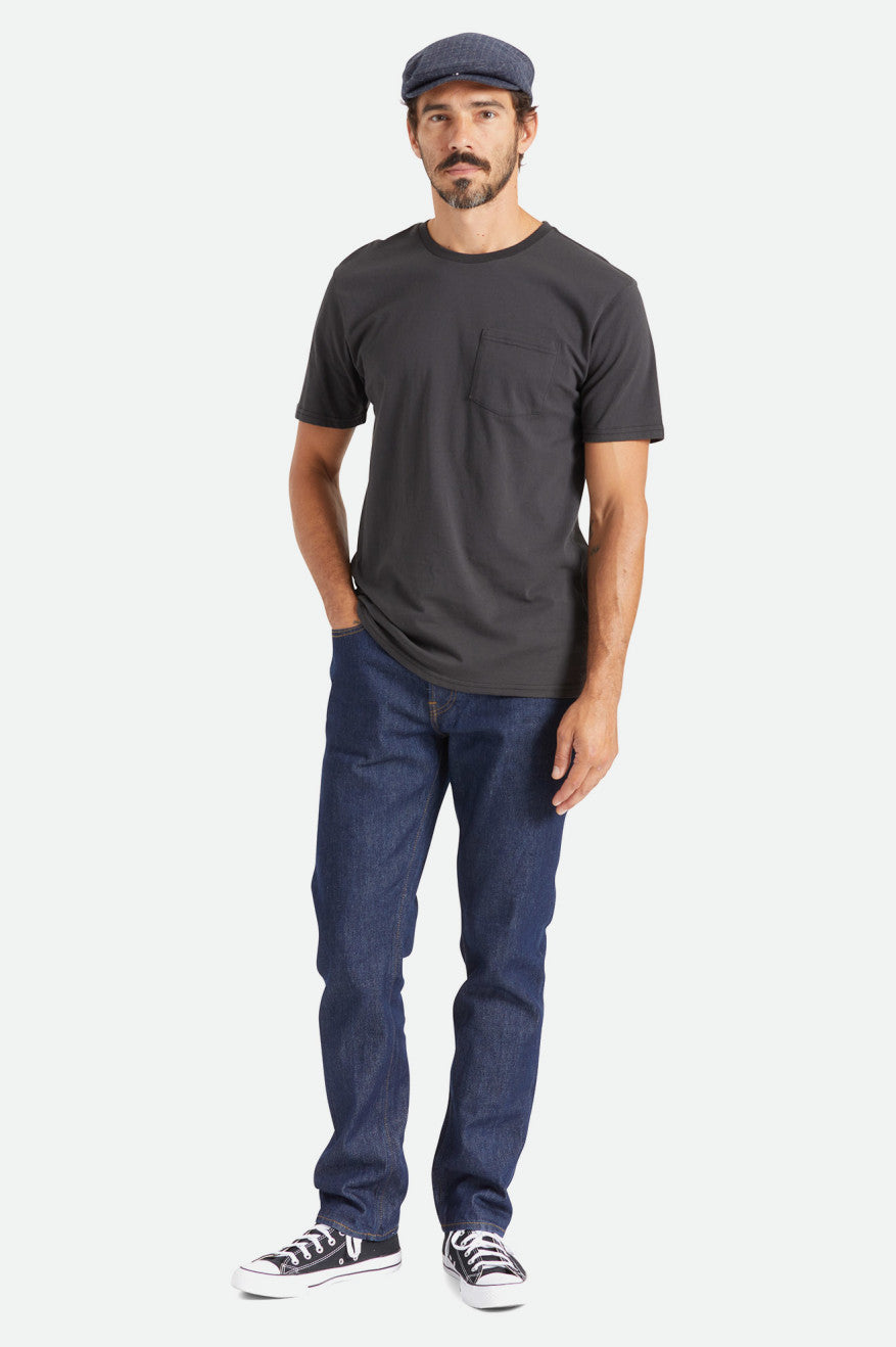 Αριστος ανδρικα Brixton Basic S/S Pocket μαυρα | 26875-AGBD