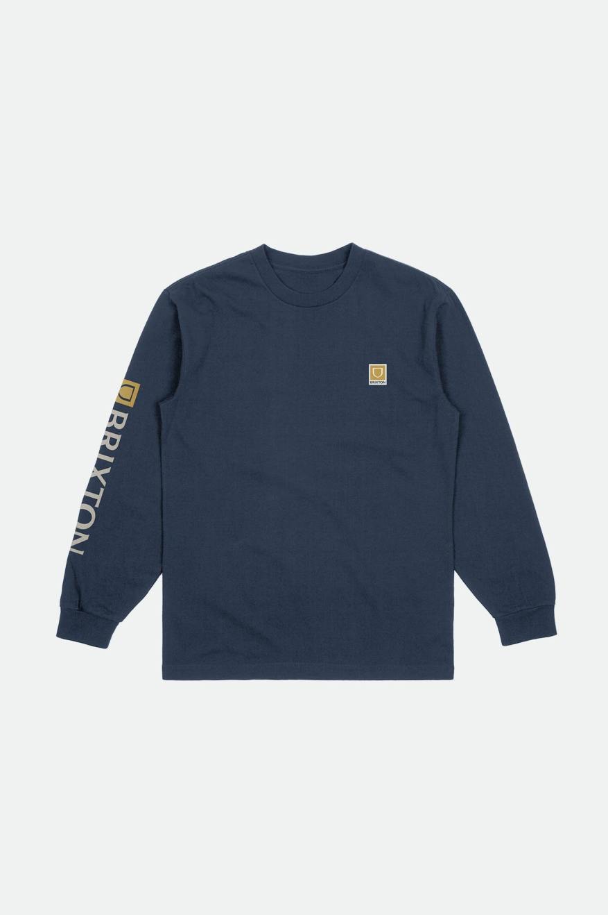 Αριστος ανδρικα Brixton Beta II L/S Standard μπλε | 70695-POHL