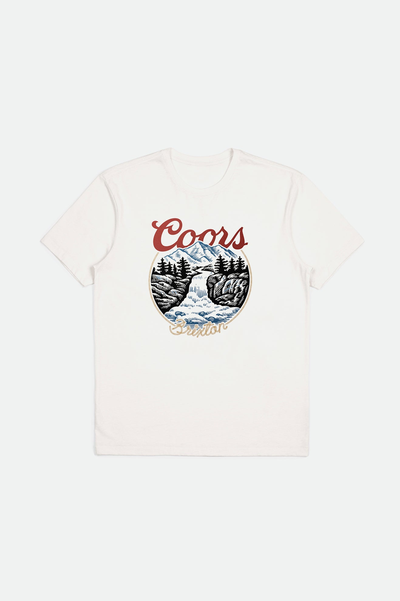 Αριστος ανδρικα Brixton Coors Rocky S/S Tailored ασπρα | 64895-XNUA