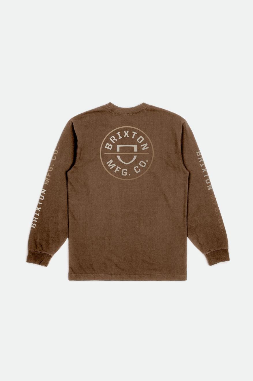 Αριστος ανδρικα Brixton Crest L/S Standard Μπεζ | 01753-BOIC