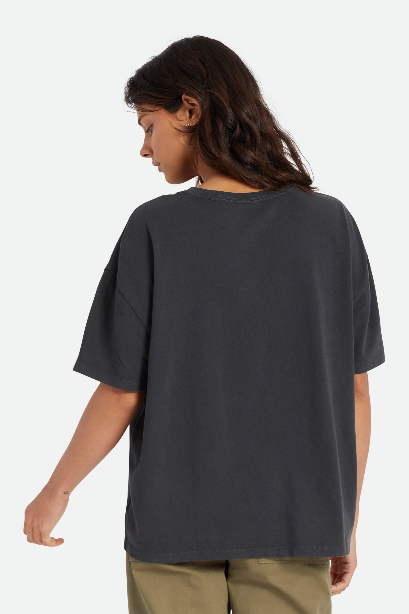 Αριστος γυναικεια Brixton Oversized Boyfriend Tee μαυρα | 42798-RQVX