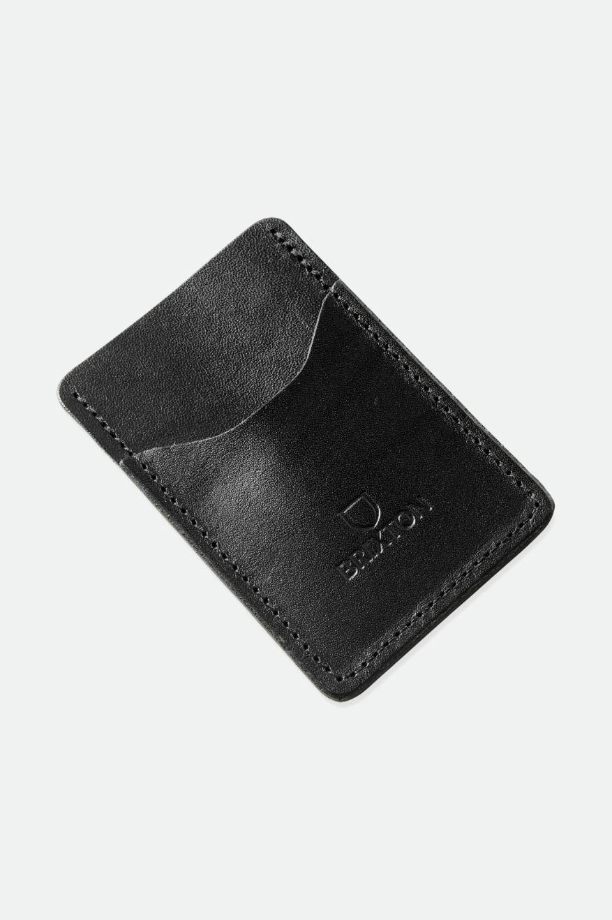 αξεσουαρ Brixton Artifact δερματινα Card Holder Wallet μαυρα | 54370-LYXZ