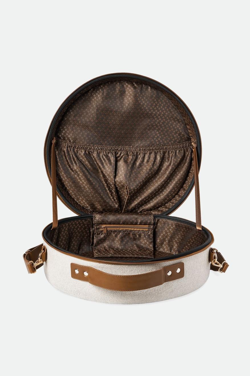 αξεσουαρ Brixton Done Proper Fedora Travel Case κρέμα Μπεζ | 38062-ITHS