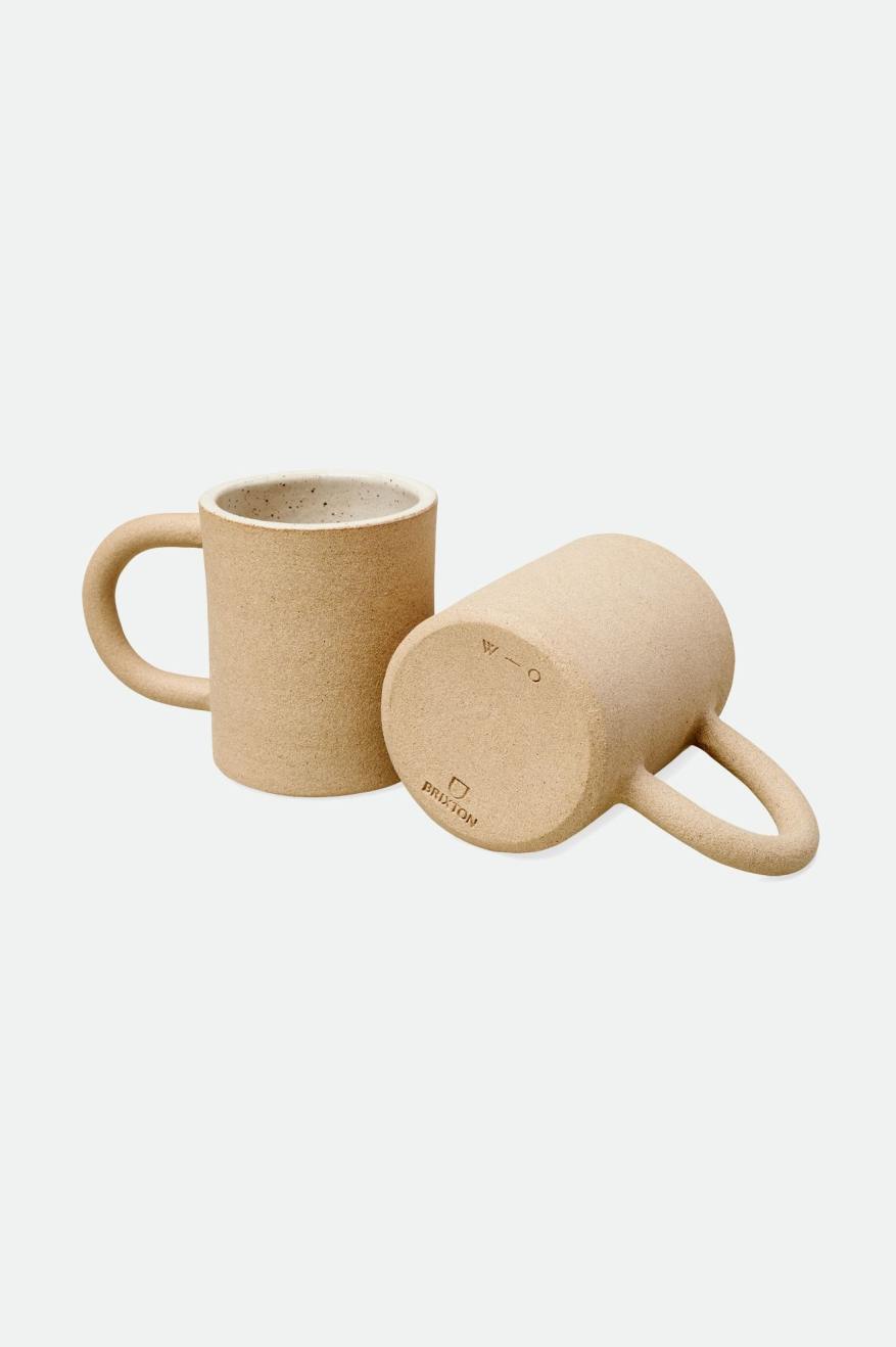 αξεσουαρ Brixton O-M Hand Crafted κεραμικός Mug Μπεζ | 34697-CGPS