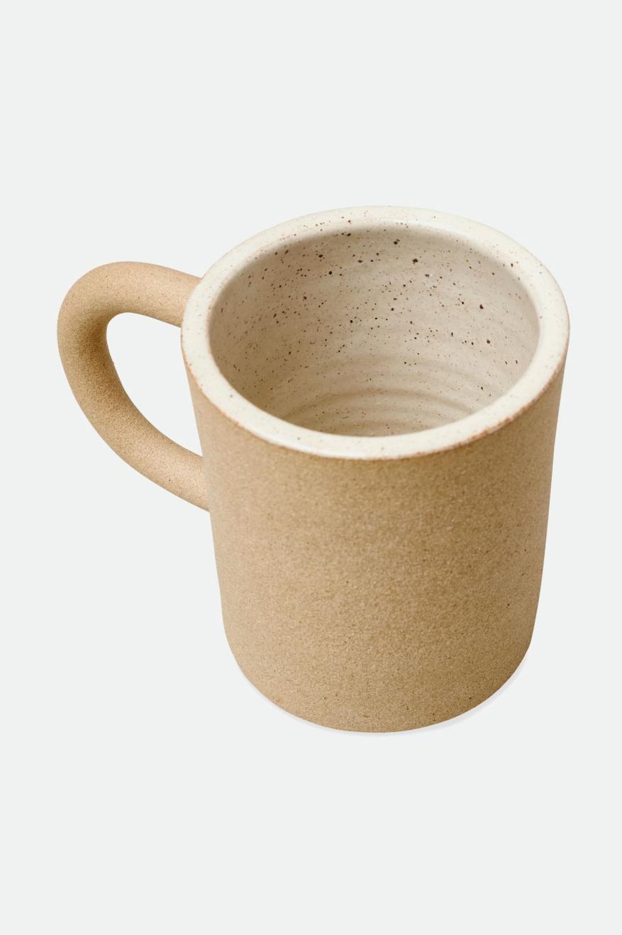 αξεσουαρ Brixton O-M Hand Crafted κεραμικός Mug Μπεζ | 34697-CGPS