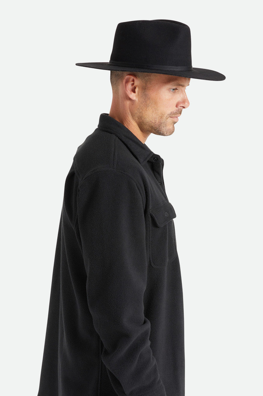 καπελα γυναικεια Brixton Cohen Cowboy Hat μαυρα | 58349-XZND