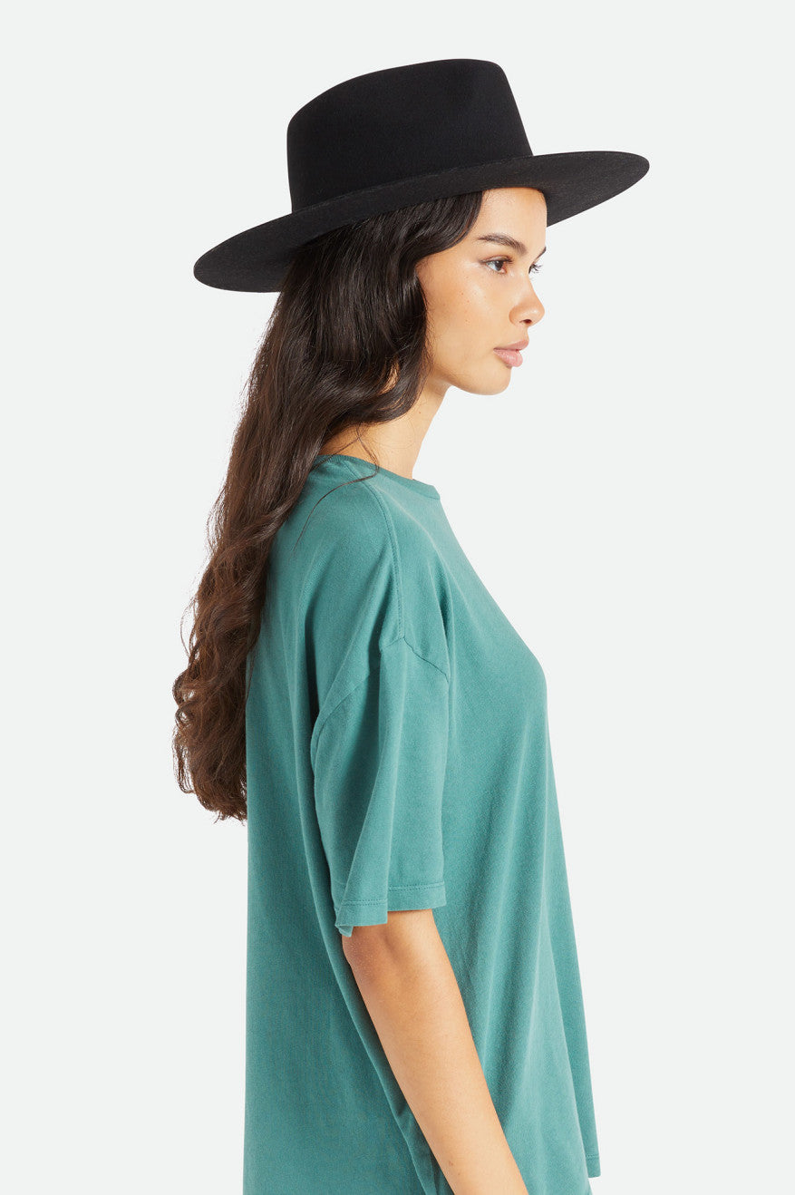 καπελα γυναικεια Brixton Cohen Cowboy Hat μαυρα | 58349-XZND