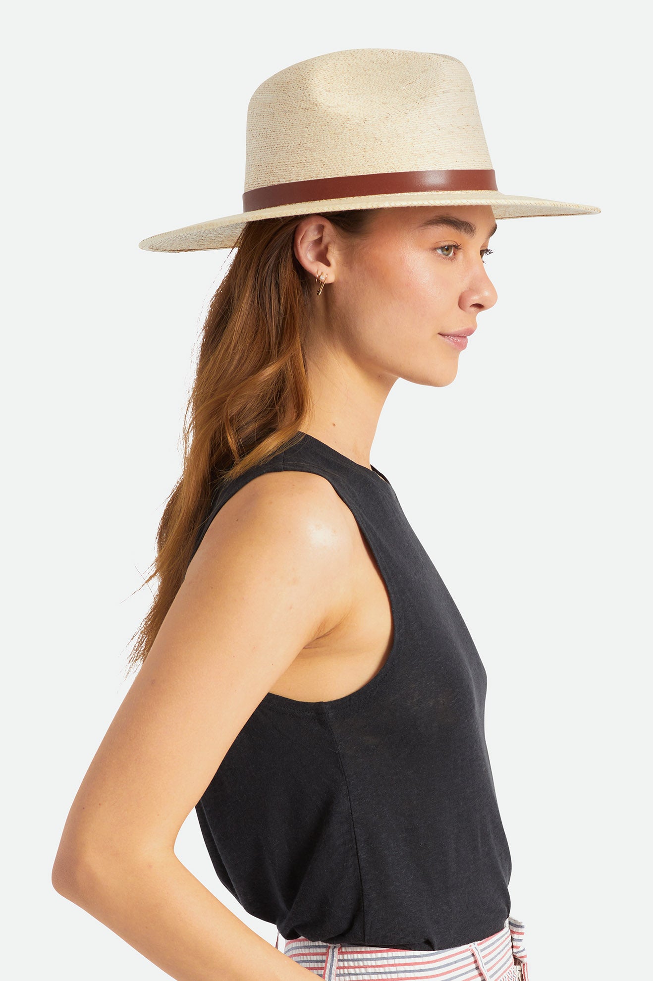 καπελα γυναικεια Brixton Field Proper Straw Hat Μπεζ | 32564-XUMH