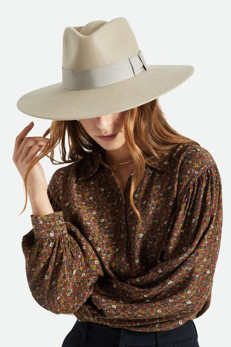 καπελα γυναικεια Brixton Joanna Felt Hat ροζ | 23541-UBGJ