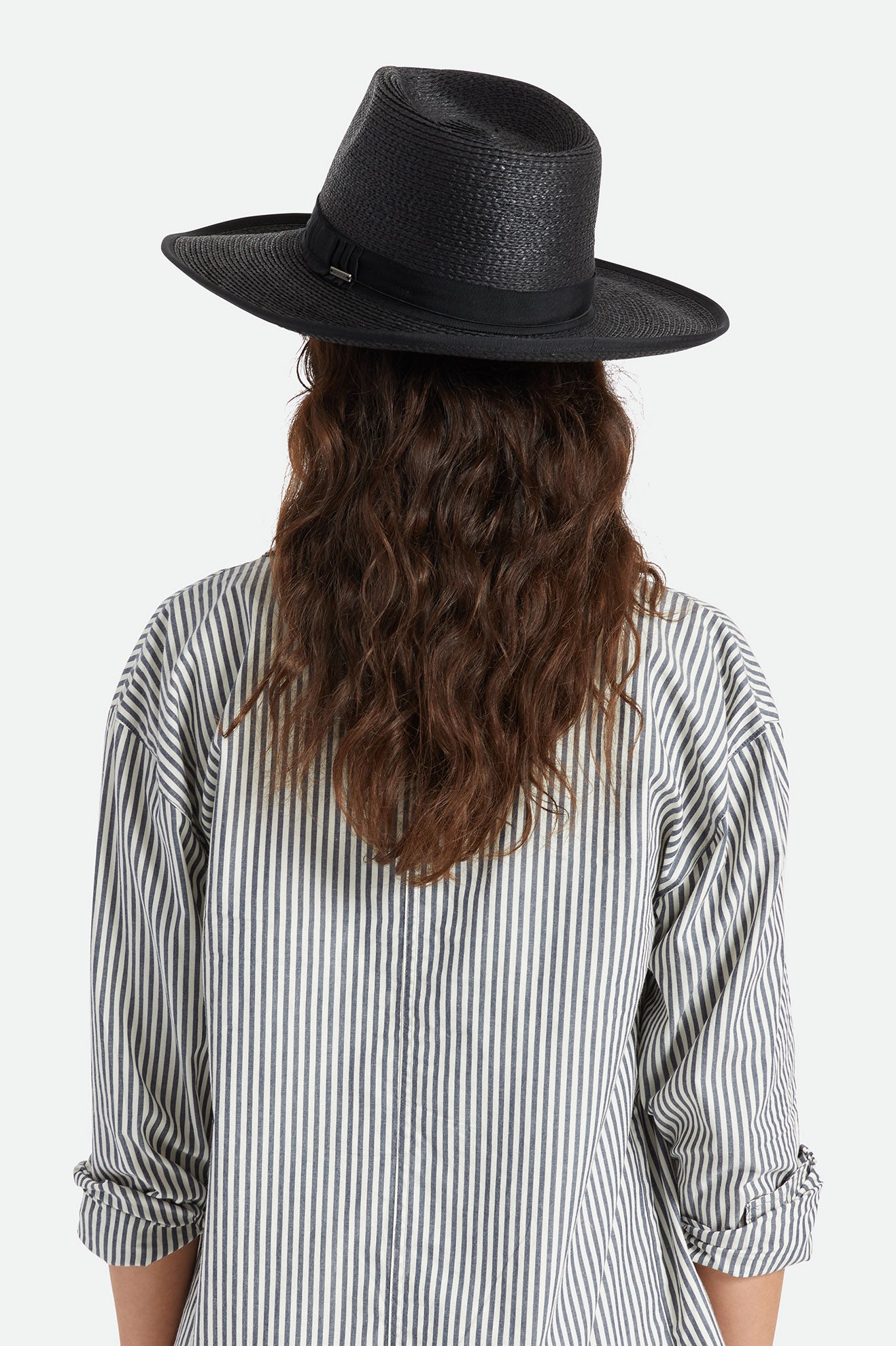 καπελα γυναικεια Brixton Reno Straw Hat μαυρα | 03784-PUGD