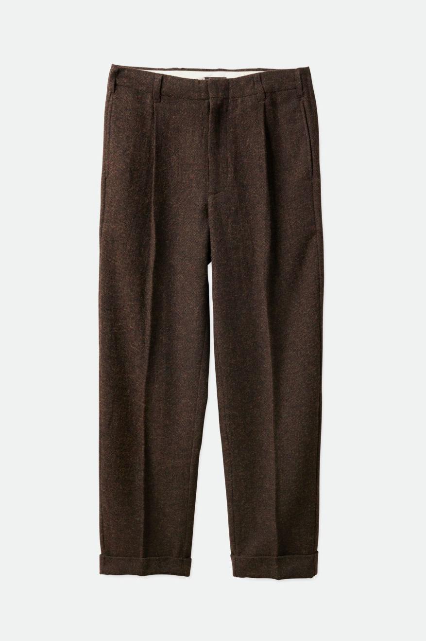 παντελονι ανδρικα Brixton Regent Reserve Trouser καφε | 62045-TOJB