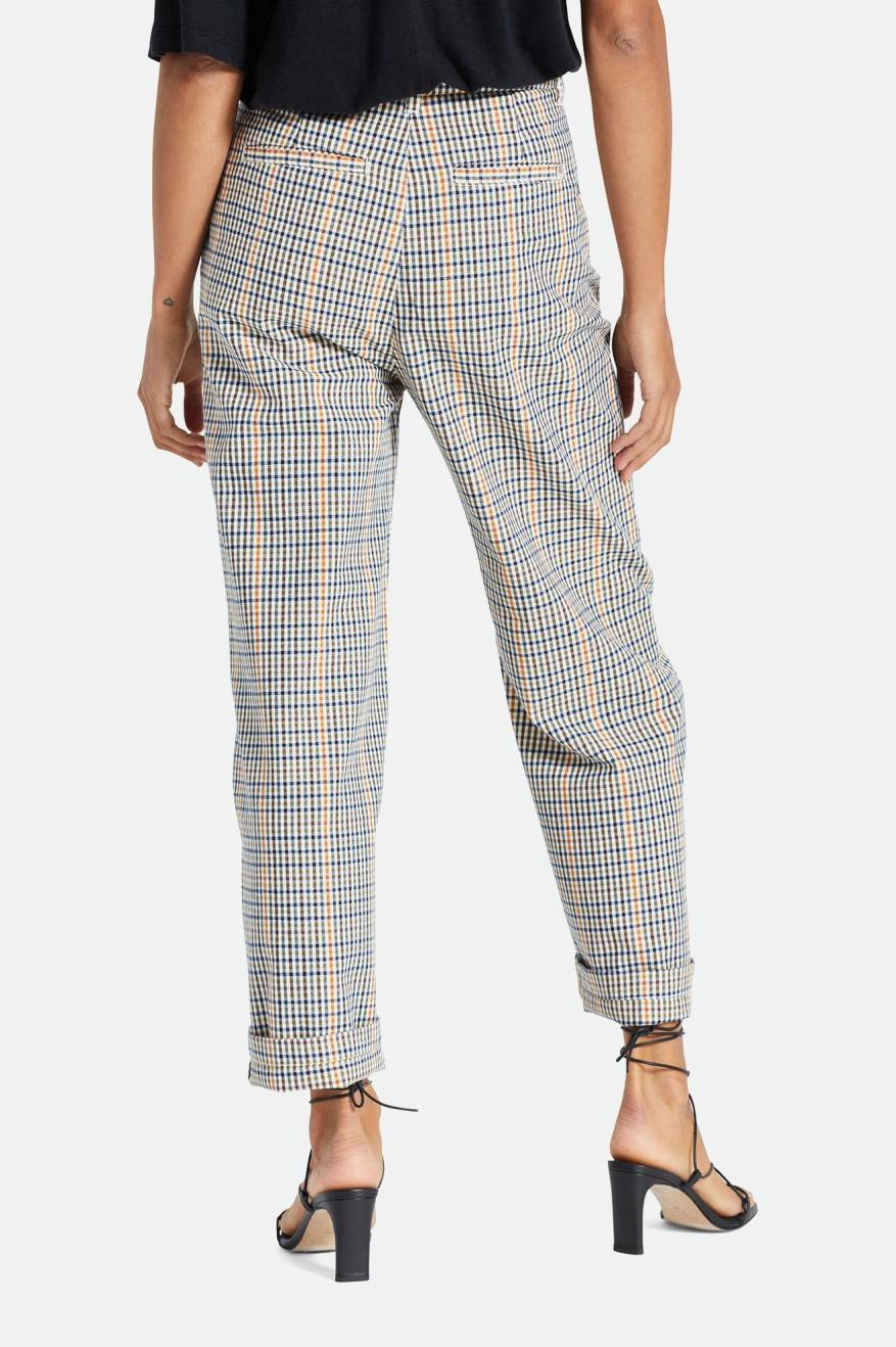 παντελονι γυναικεια Brixton Victory Trouser ασπρα | 56749-FVUO