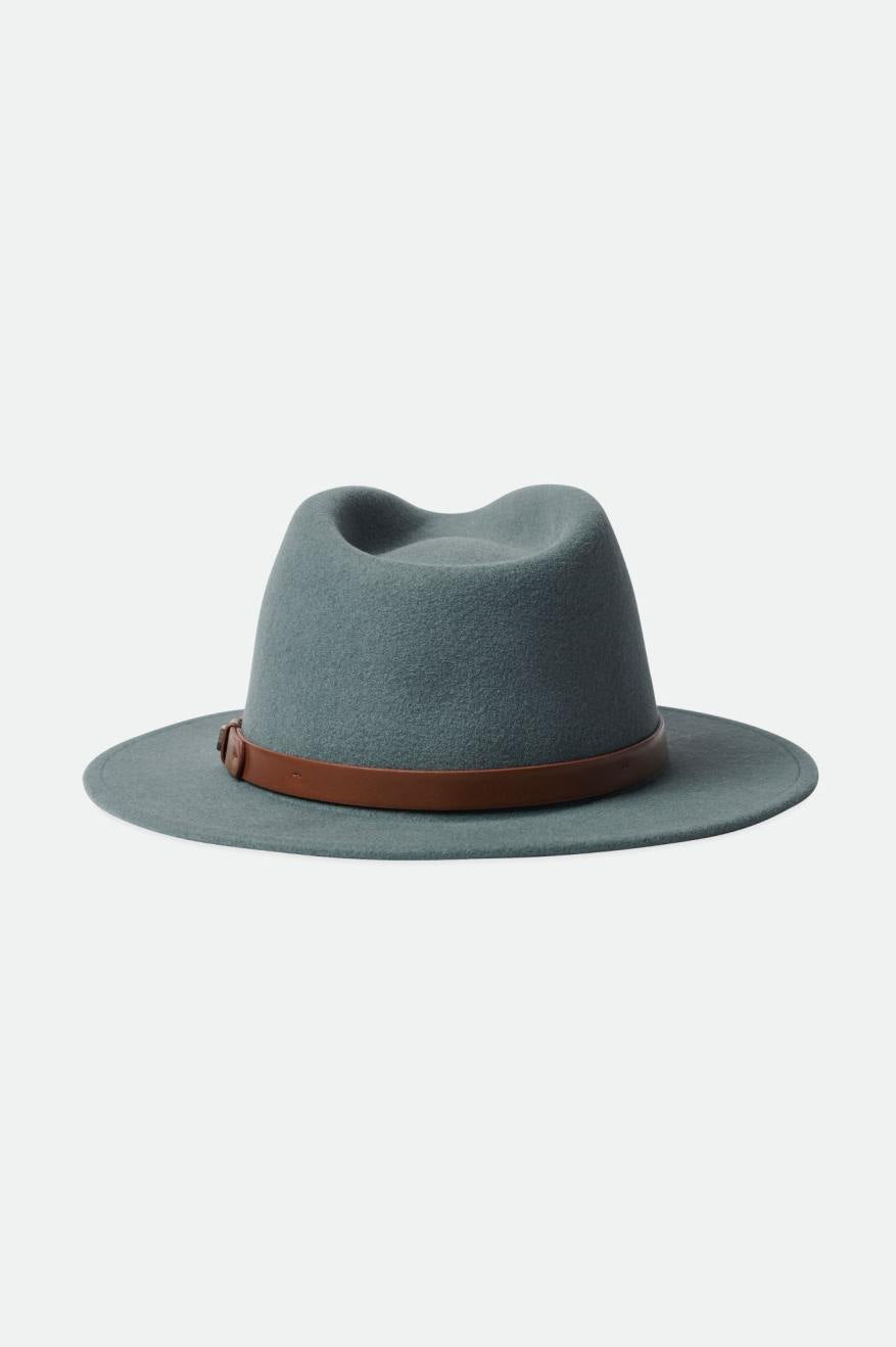 φεντόρας γυναικεια Brixton Messer Fedora μπλε | 48015-QPND