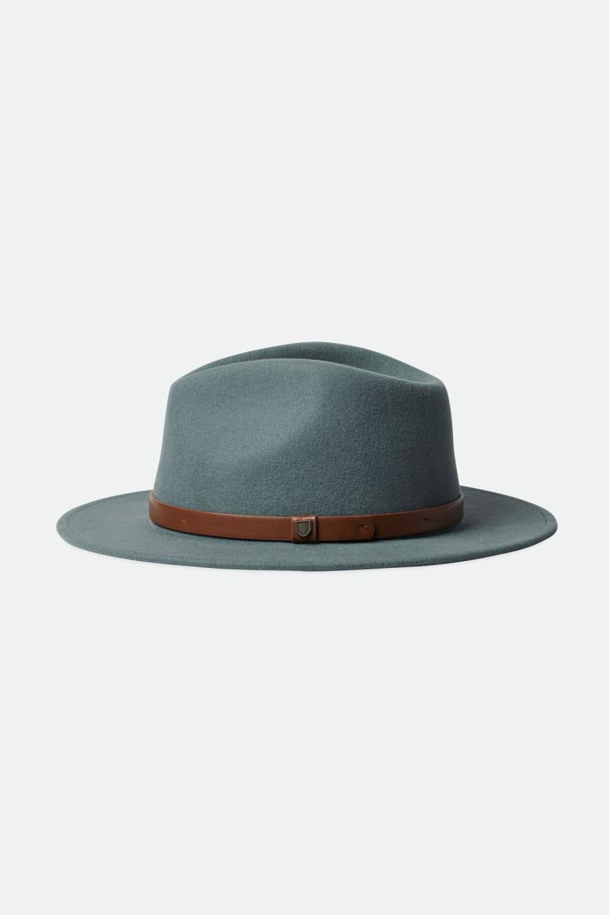 φεντόρας γυναικεια Brixton Messer Fedora μπλε | 48015-QPND