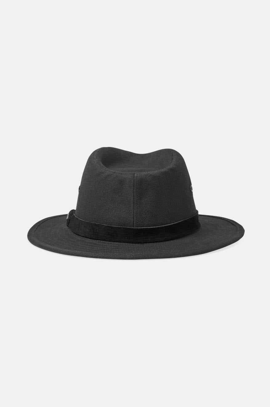 φεντόρας γυναικεια Brixton Messer Utility Adventure Fedora μαυρα | 17280-NMYX