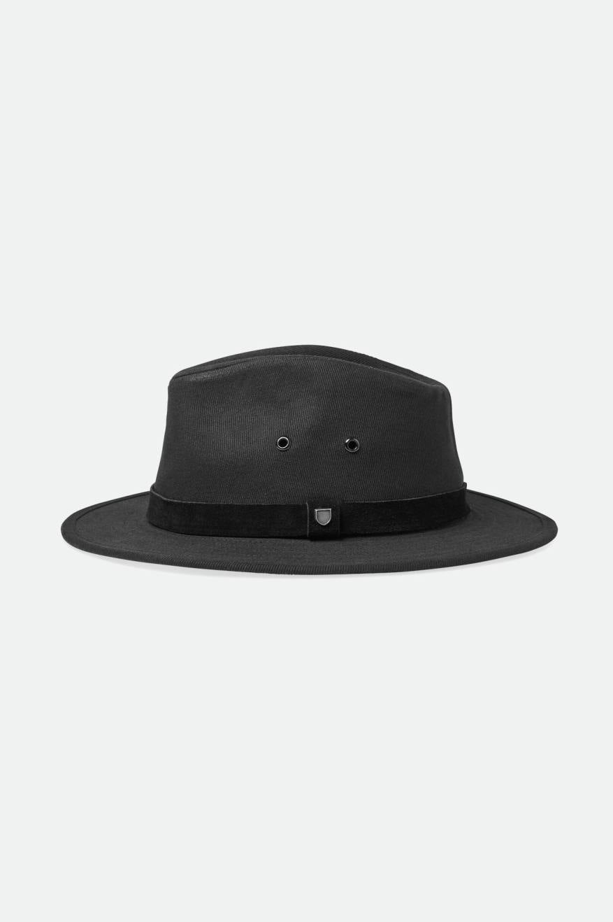 φεντόρας γυναικεια Brixton Messer Utility Adventure Fedora μαυρα | 17280-NMYX