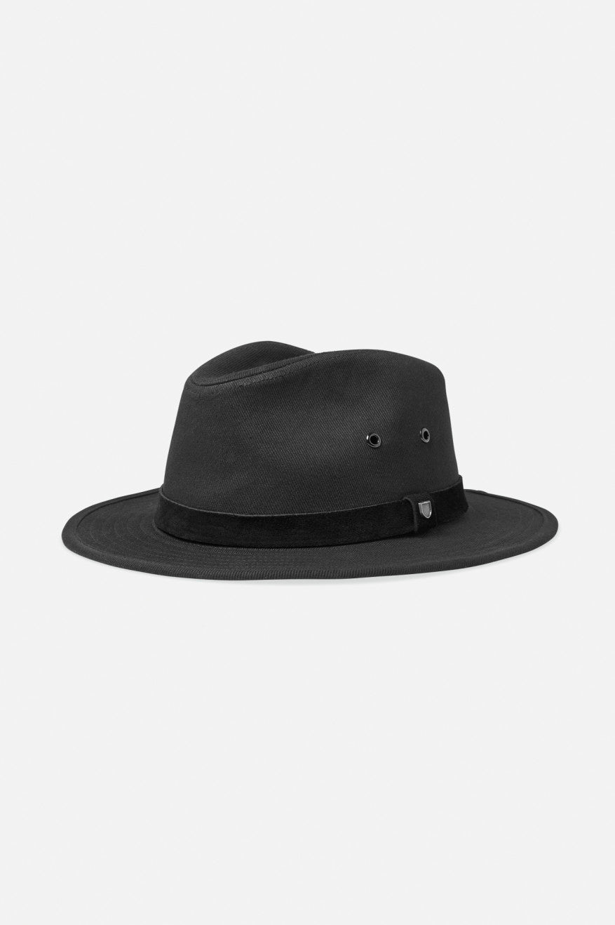 φεντόρας γυναικεια Brixton Messer Utility Adventure Fedora μαυρα | 17280-NMYX