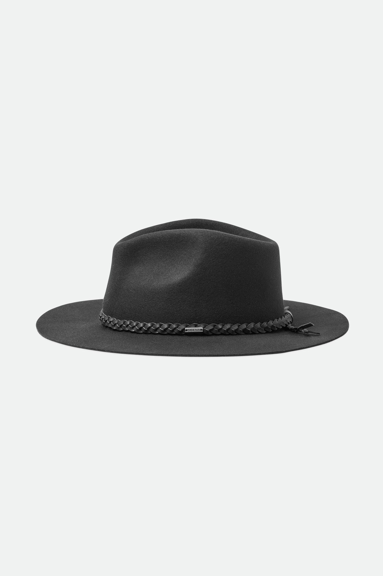 φεντόρας γυναικεια Brixton Messer Western Fedora μαυρα | 40238-RNVM