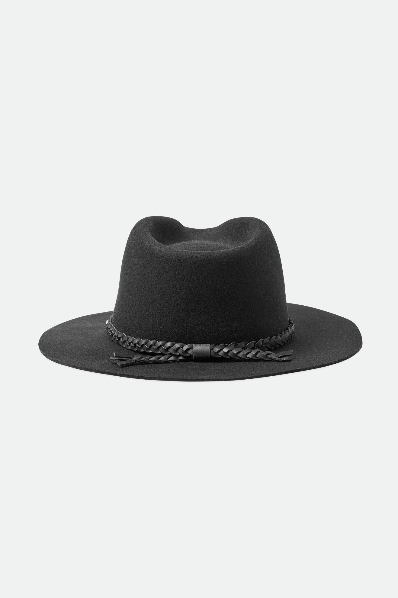 φεντόρας γυναικεια Brixton Messer Western Fedora μαυρα | 40238-RNVM