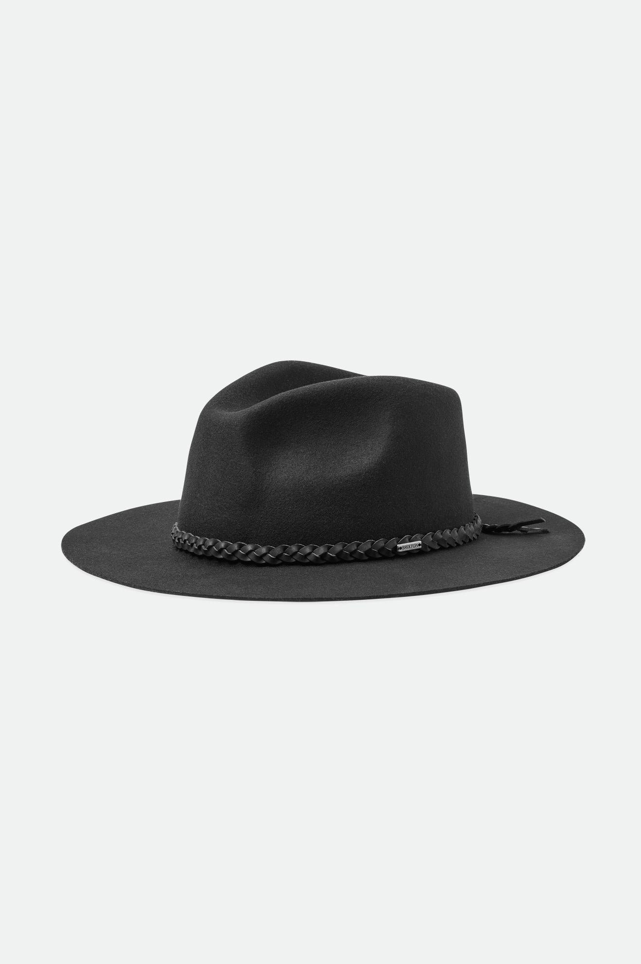 φεντόρας γυναικεια Brixton Messer Western Fedora μαυρα | 40238-RNVM