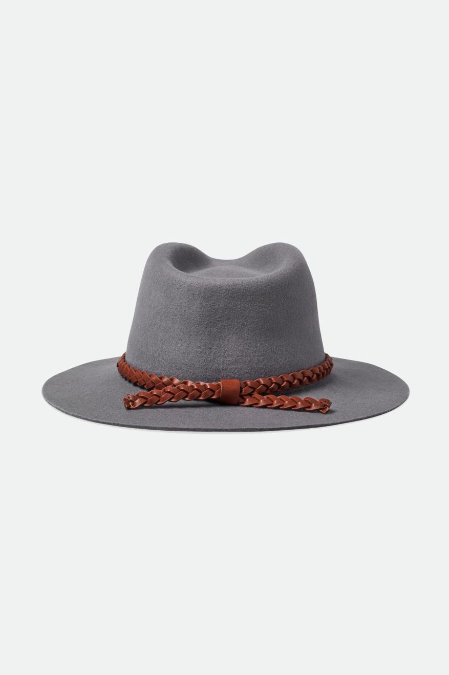 φεντόρας γυναικεια Brixton Messer Western Fedora γκρι | 65742-MRPO