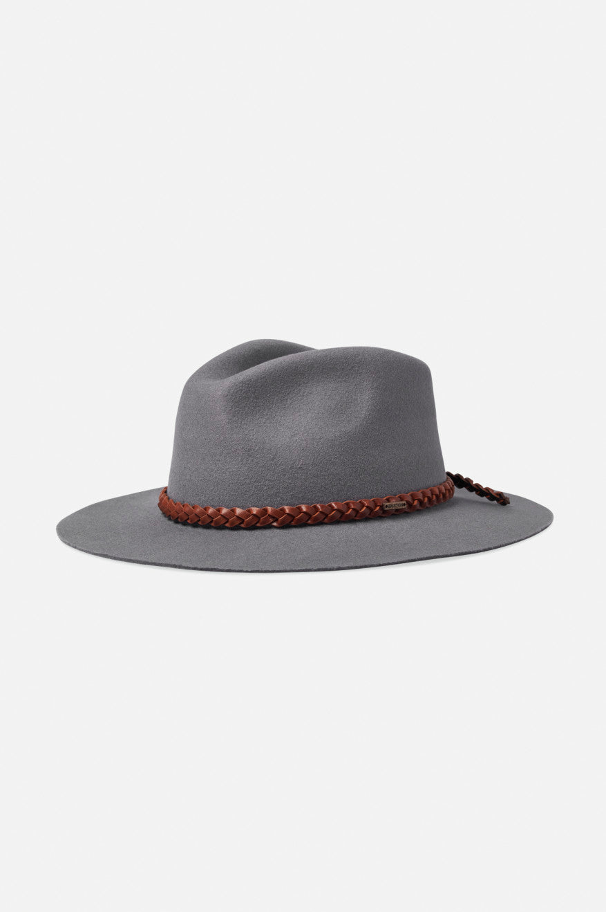 φεντόρας γυναικεια Brixton Messer Western Fedora γκρι | 65742-MRPO