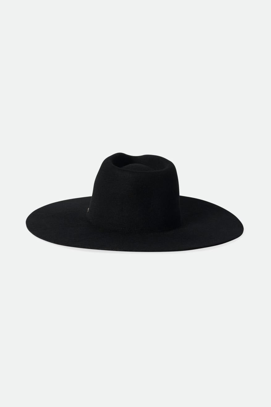 φεντόρας γυναικεια Brixton Primrose Felt Fedora μαυρα | 89673-WBDE