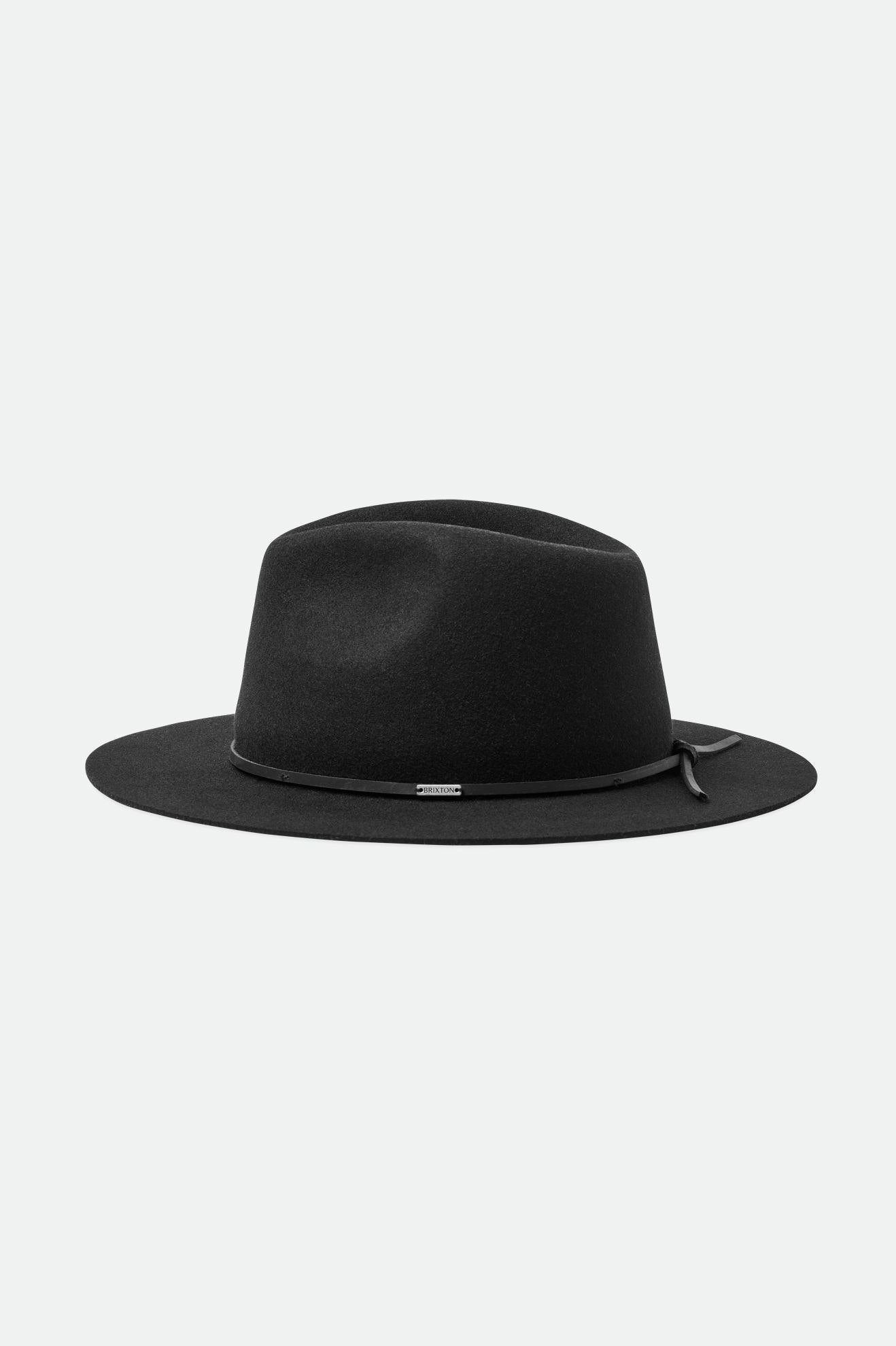 φεντόρας γυναικεια Brixton Wesley Fedora μαυρα | 89460-MLFQ