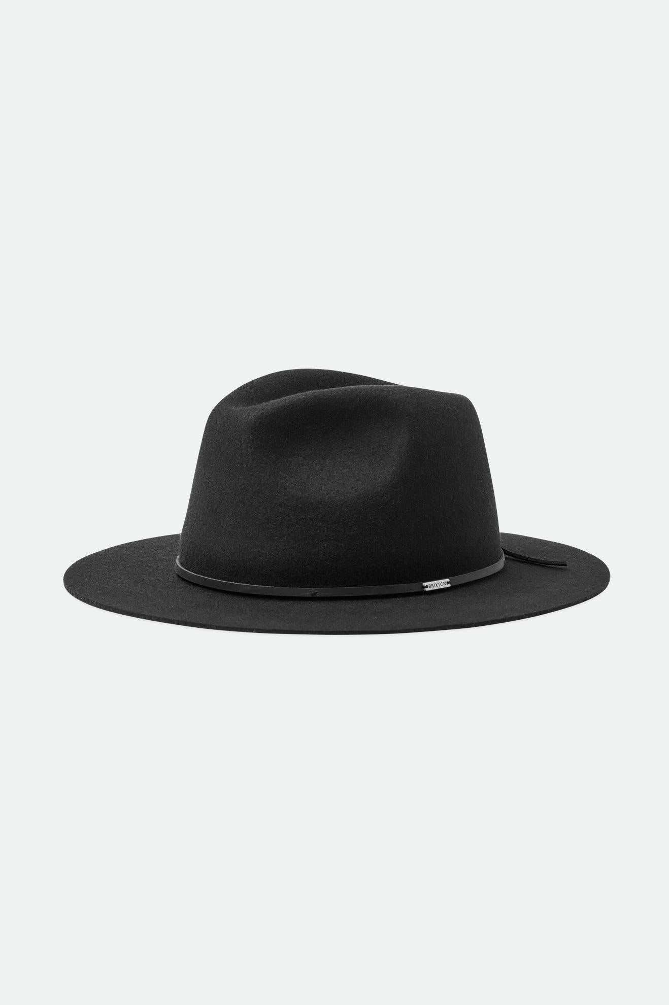 φεντόρας γυναικεια Brixton Wesley Fedora μαυρα | 89460-MLFQ