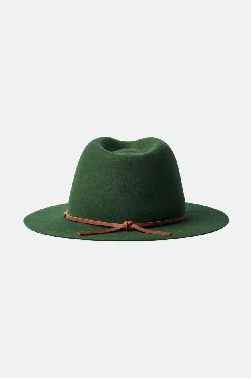 φεντόρας γυναικεια Brixton Wesley Packable Fedora πρασινο | 45327-VKTO